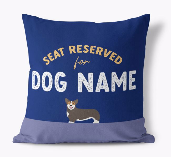 Reserved For: Personalized {breedFullName} Canvas Pillow